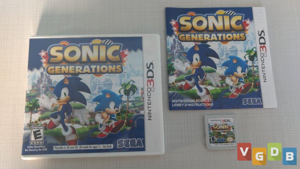 Jogo Sonic Generations - 3DS - MeuGameUsado