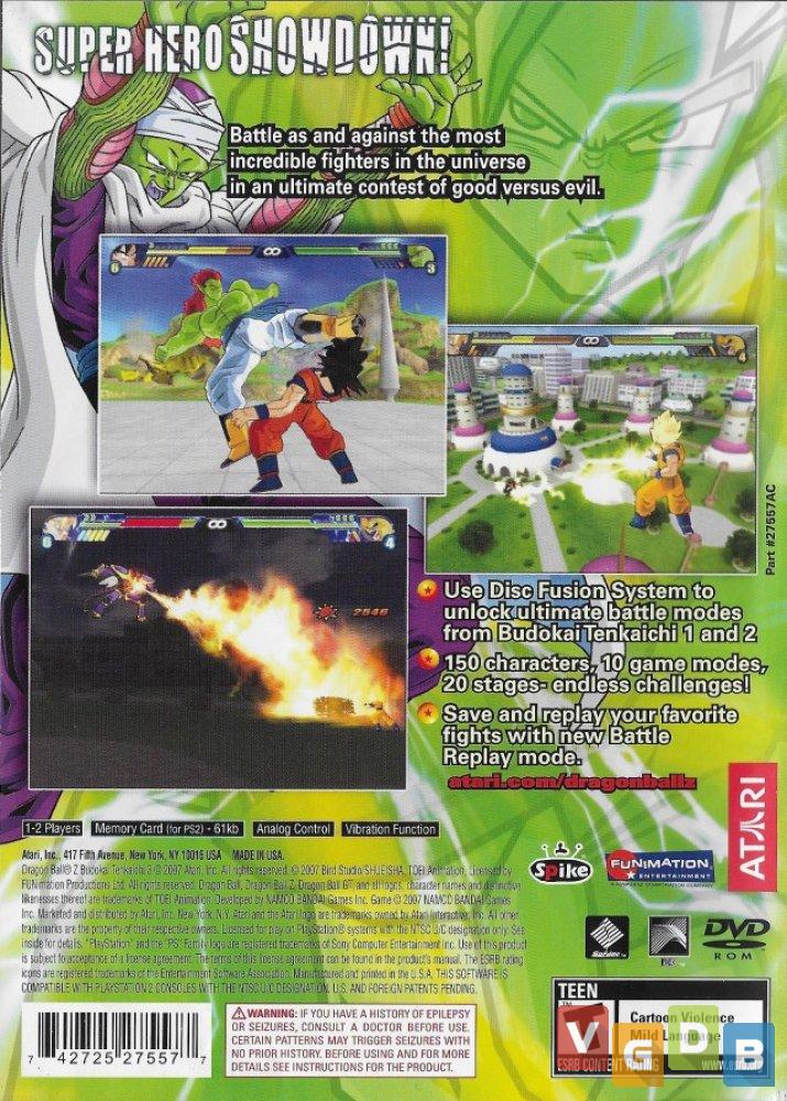 Dragon Ball Z - Budokai Tenkaichi 3 ROM Download - Sony PlayStation 2(PS2)