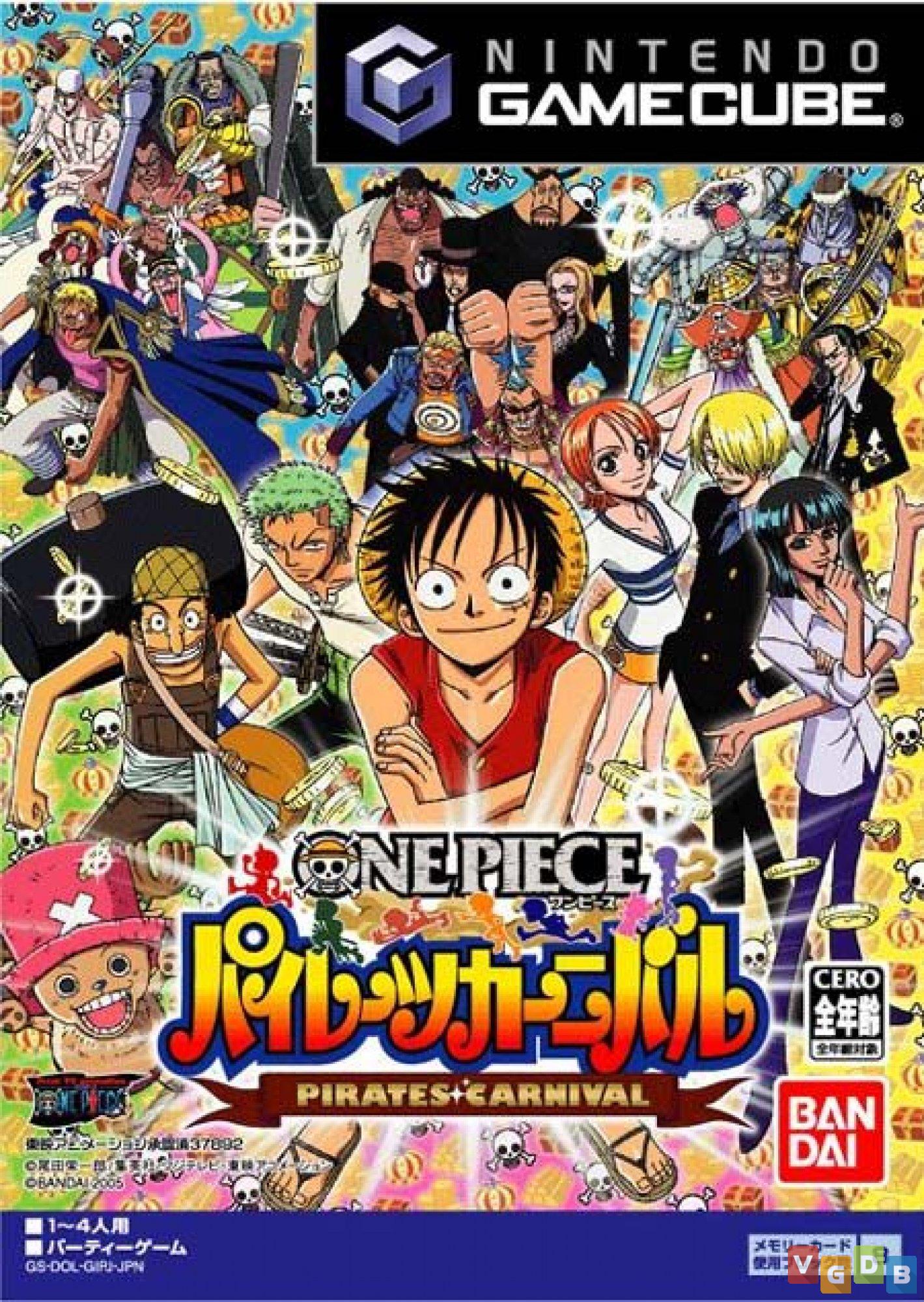 Shonen Jump`s One Piece Pirates Carnival Vgdb Vídeo Game Data Base