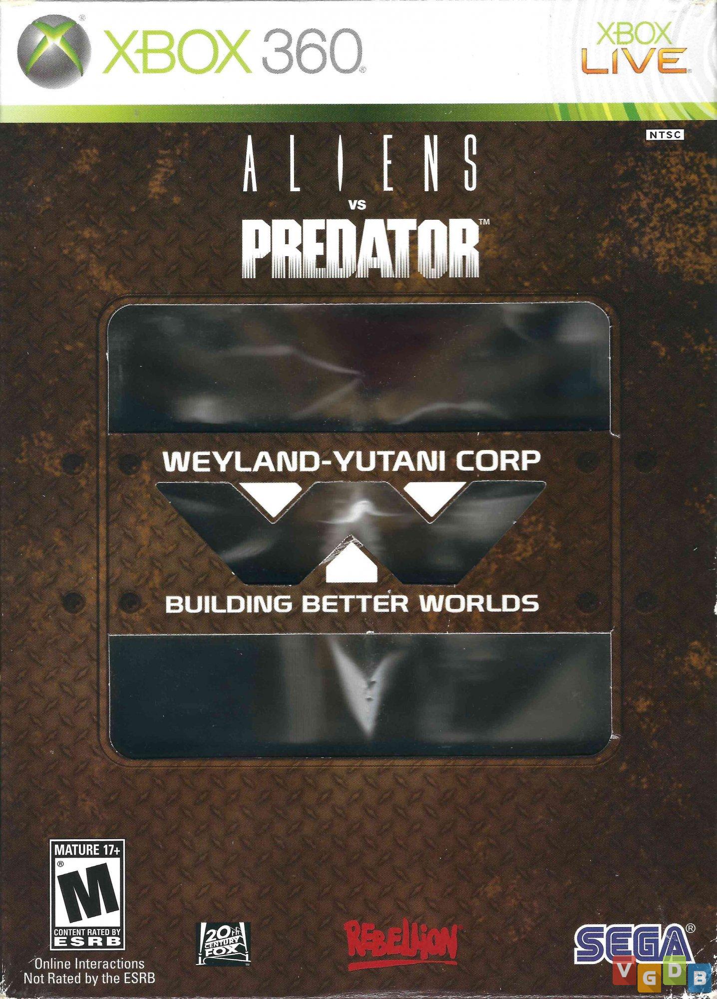 Aliens VS Predator Xbox 360