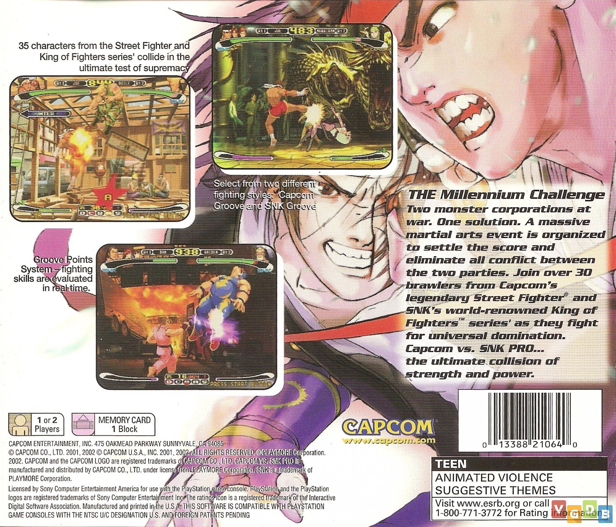 Capcom vs. SNK: Millennium Fight 2000 Pro (Europe)