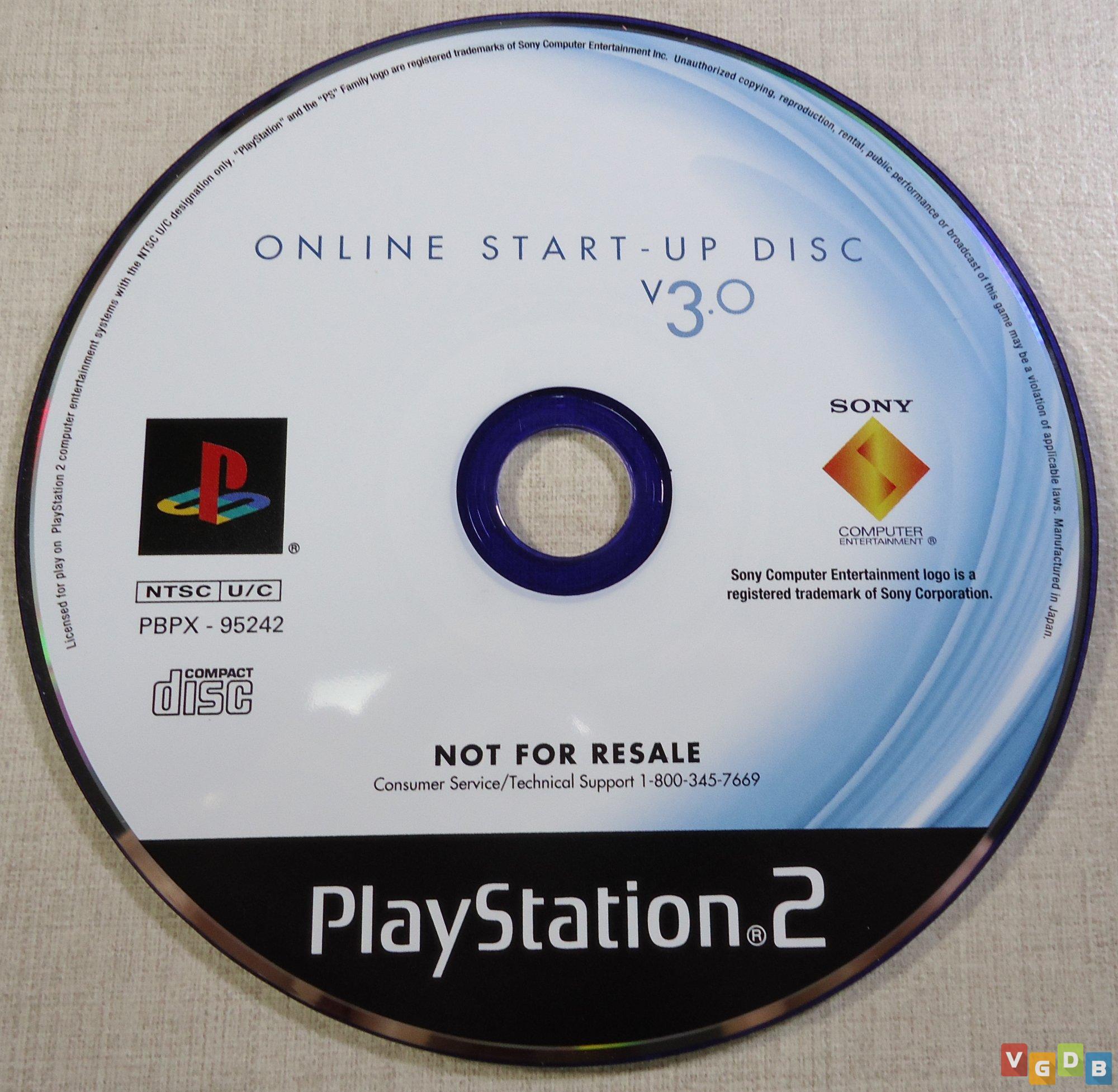 Online Start-Up Disc V. 3.0 - VGDB - Vídeo Game Data Base