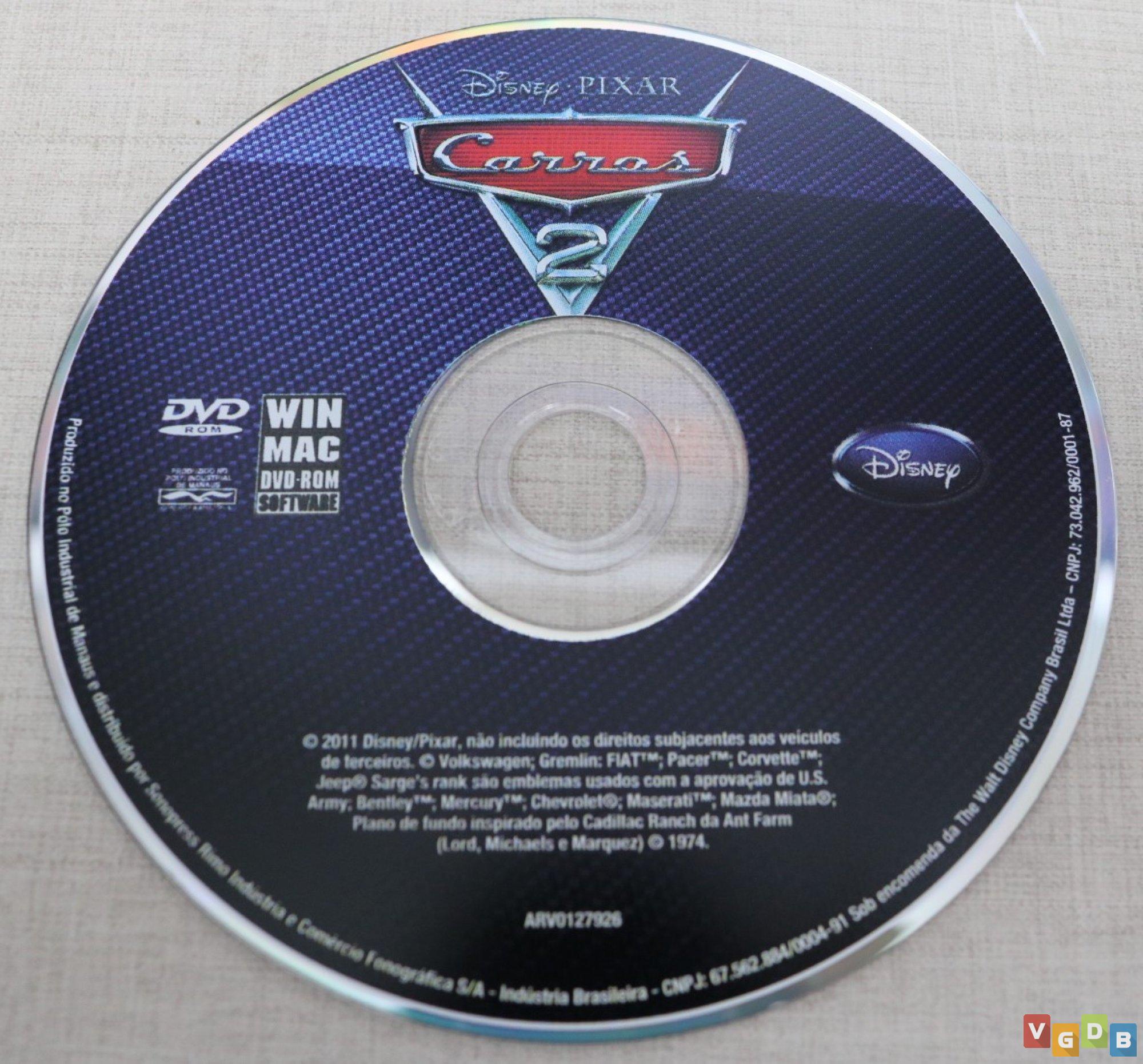 Cars 2 PC DVD-ROM Software Game by Disney Pixar Computer Video Game