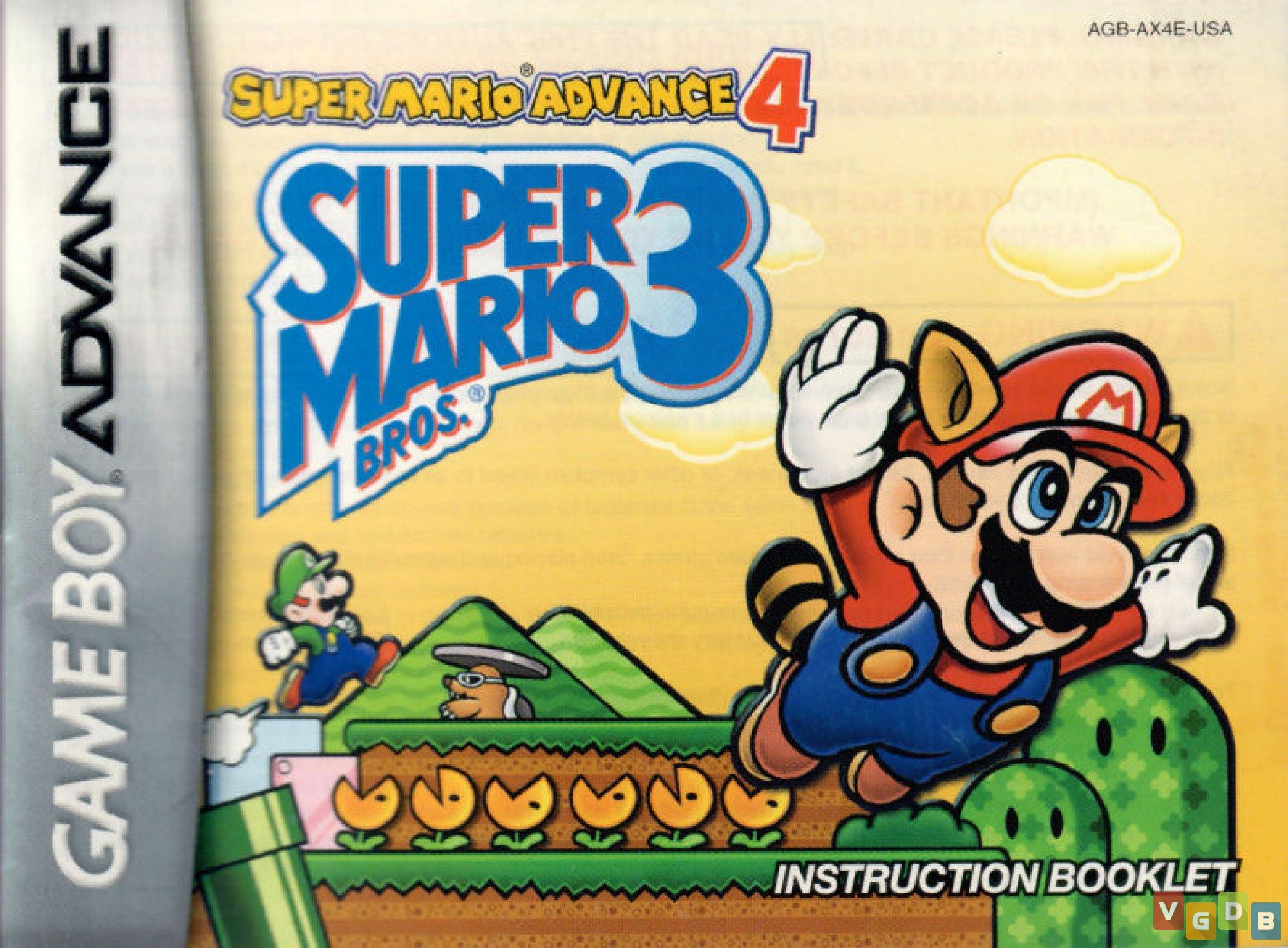 Jogue Super Mario Advance 4 - Super Mario Bros 3, um jogo de Mario
