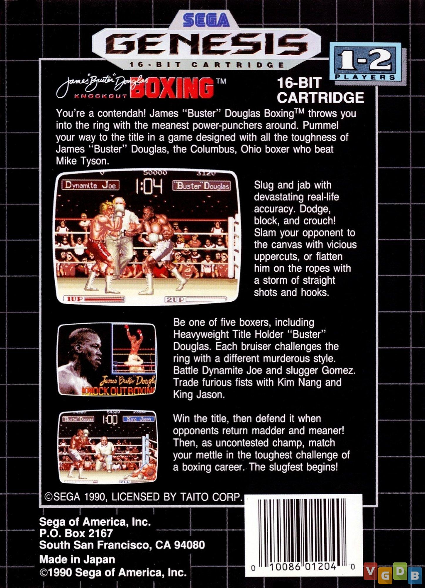 James "Buster" Douglas Knockout Boxing (Mega Drive)