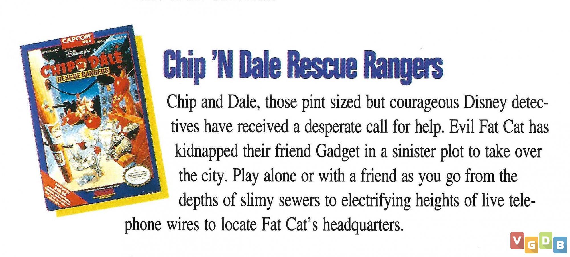 Recordar é envelhecer: Chip´n Dale – Rescue Rangers (NES) – GAGÁ GAMES
