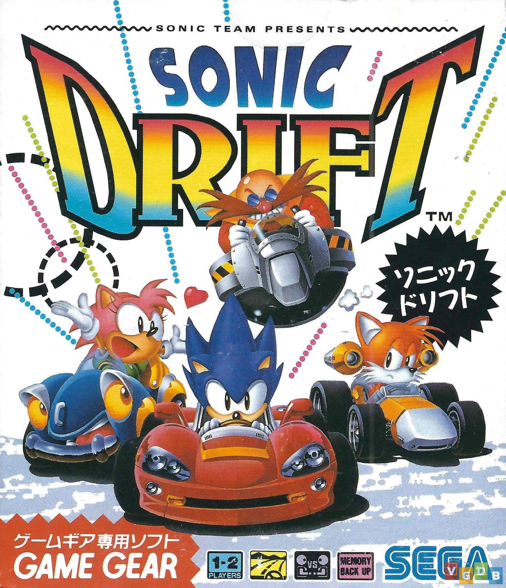 Sonic Drift 2, SEGA Game Gear, Jogos