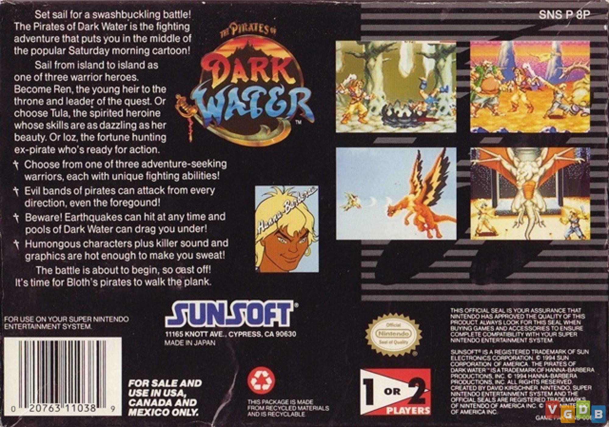 The Pirates of Dark Water - VGDB - Vídeo Game Data Base