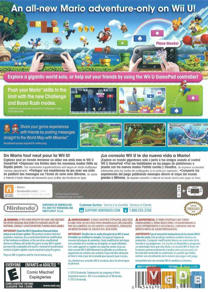 Jogo Nintendo Wii U New Super Mario Bros. U + New Super Luigi. U - Nintendo  - Gameteczone a melhor loja de Games e Assistência Técnica do Brasil em SP
