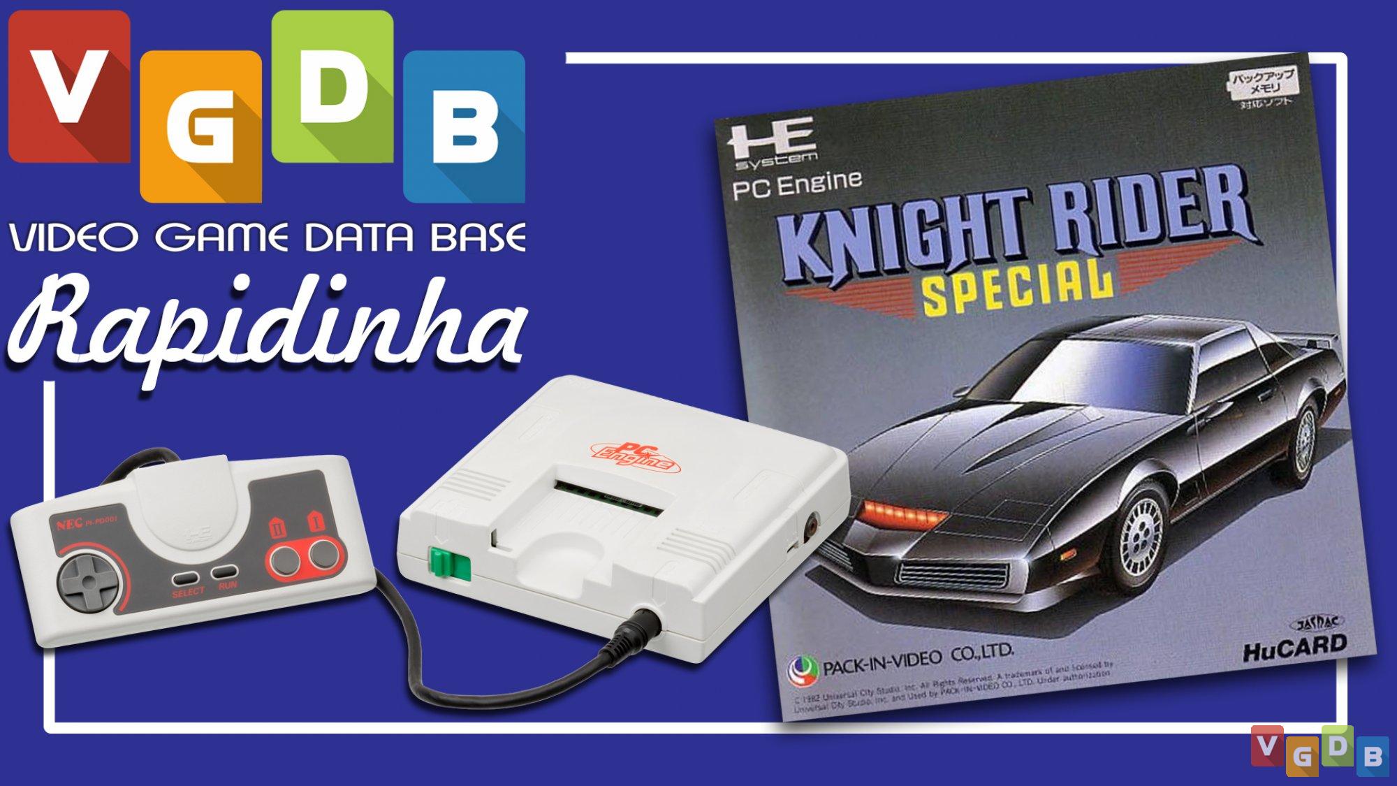 VGDB - Vídeo Game Data Base - Knight Rider Special (Super Máquina) -  Turbografx-16 / PC Engine - Mini Análise