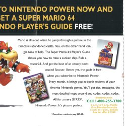 Folheto Nintendo Power USA