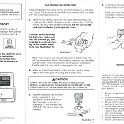 Manual Rumble Pak USA