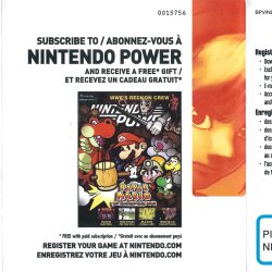 Folheto Nintendo Power USA