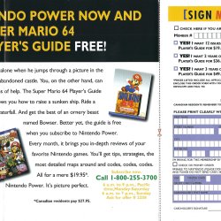 Folheto Nintendo Power USA