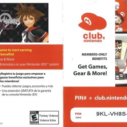 Folheto Nintendo Club USA