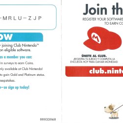 Folheto Club Nintendo USA