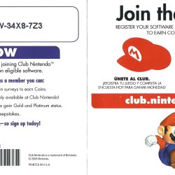 Folheto Club Nintendo USA