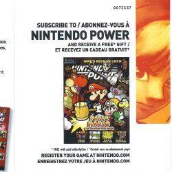 Folheto Nintendo Power USA