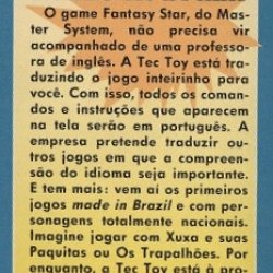 Revista Ação Games nº 1 - página 8 (fonte: Datassette)