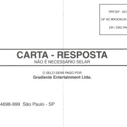 Cartão-resposta BRA