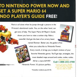 Folheto Nintendo Power USA