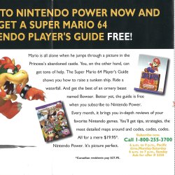 Folheto Nintendo Power USA