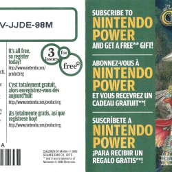 Folheto Nintendo Power USA