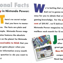 Folheto Nintendo Power USA