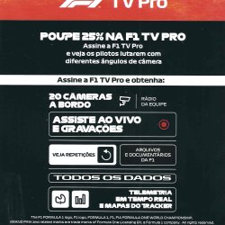 Folheto F1 TV BRA