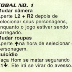 Revista Dicas & Truques para PlayStation nº 2 - página 60 (fonte: Datassette)