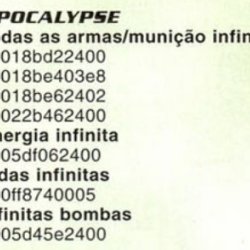 Códigos Gameshark - Revista Dicas & Truques para PlayStation nº 2 - página 61 (fonte: Datassette)