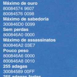 Códigos Gameshark - Revista Dicas & Truques para PlayStation nº 2 - página 62 (fonte: Datassette)