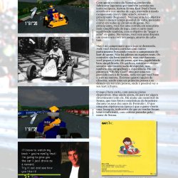 Livro Muito Além dos Videogames Especial nº 3: Ayrton Senna nos Videogames - páginas 18-19